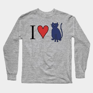 I Love Cats Long Sleeve T-Shirt